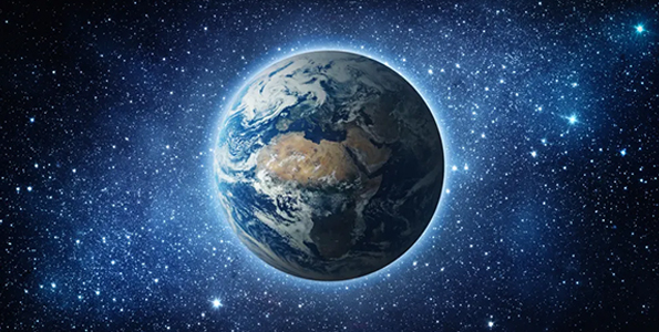 earth from space