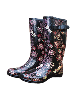 Flower Rain boots