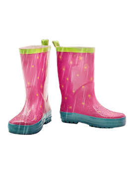 Pink kids boots