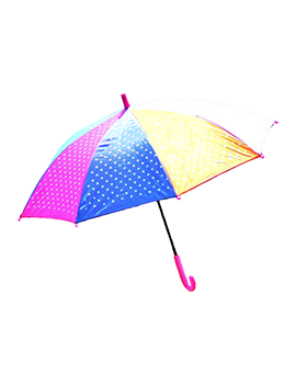 Pastel Polka-Dotted Umbrella
