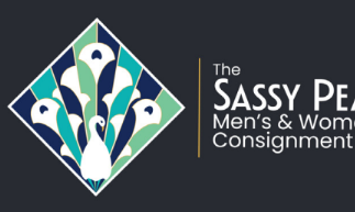 Art Deco style Sassy Peacock sign
