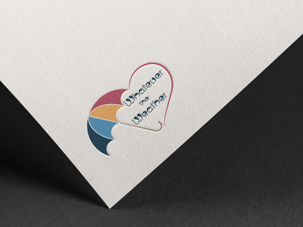 Umbrella site logo- heart out of umbrella