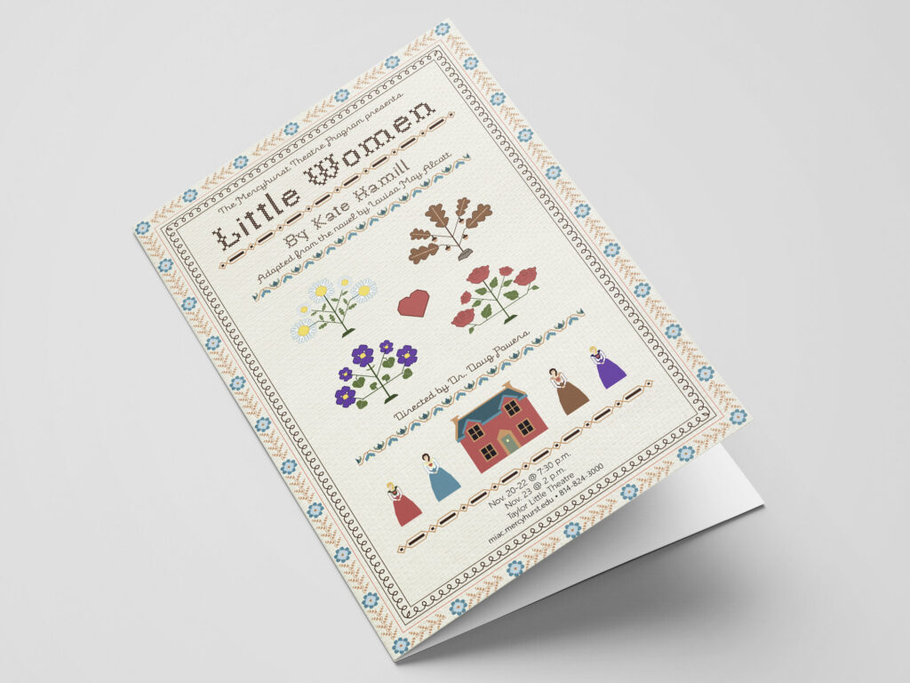 little women theatre play bill