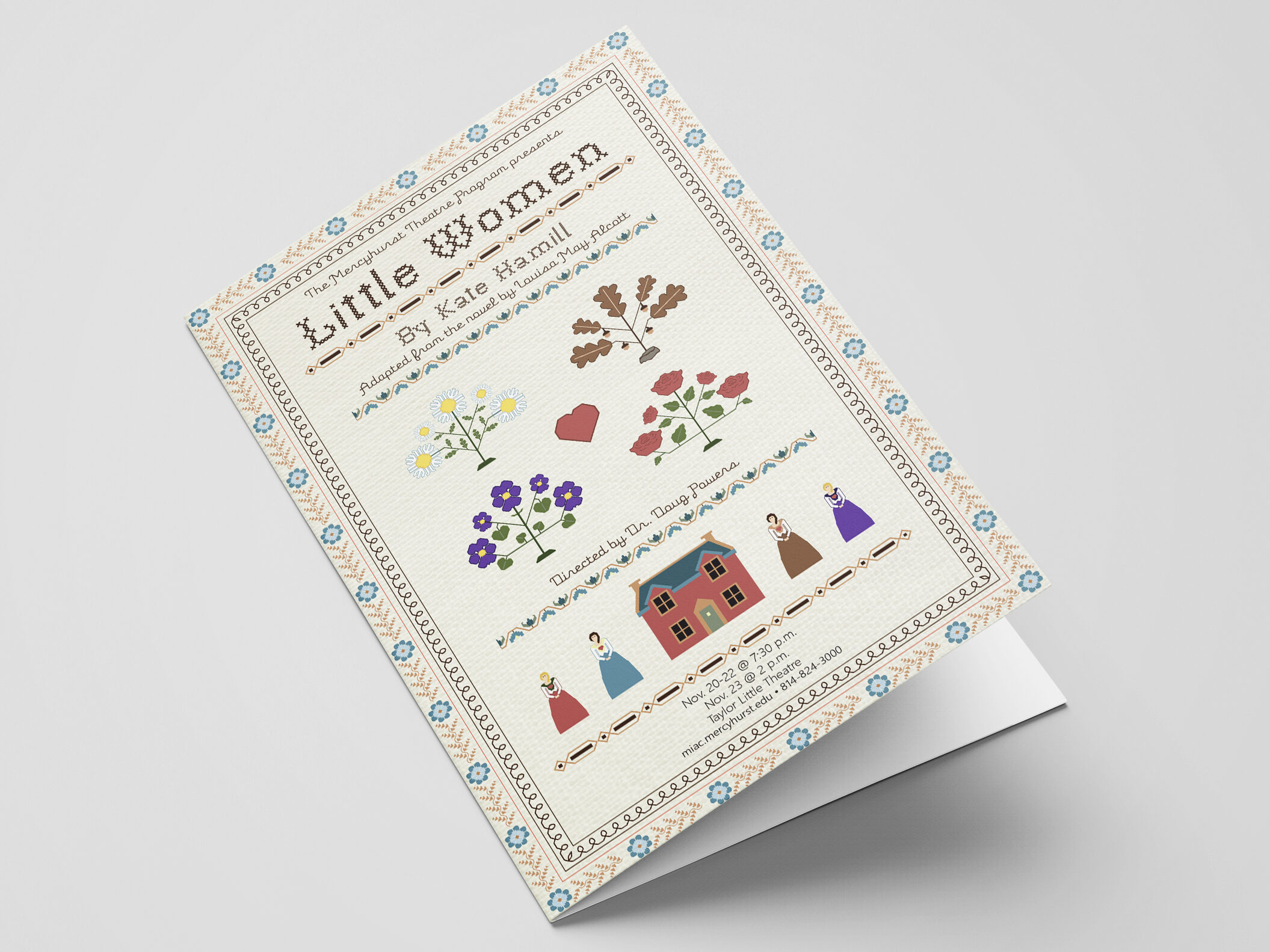 little women theatre play bill