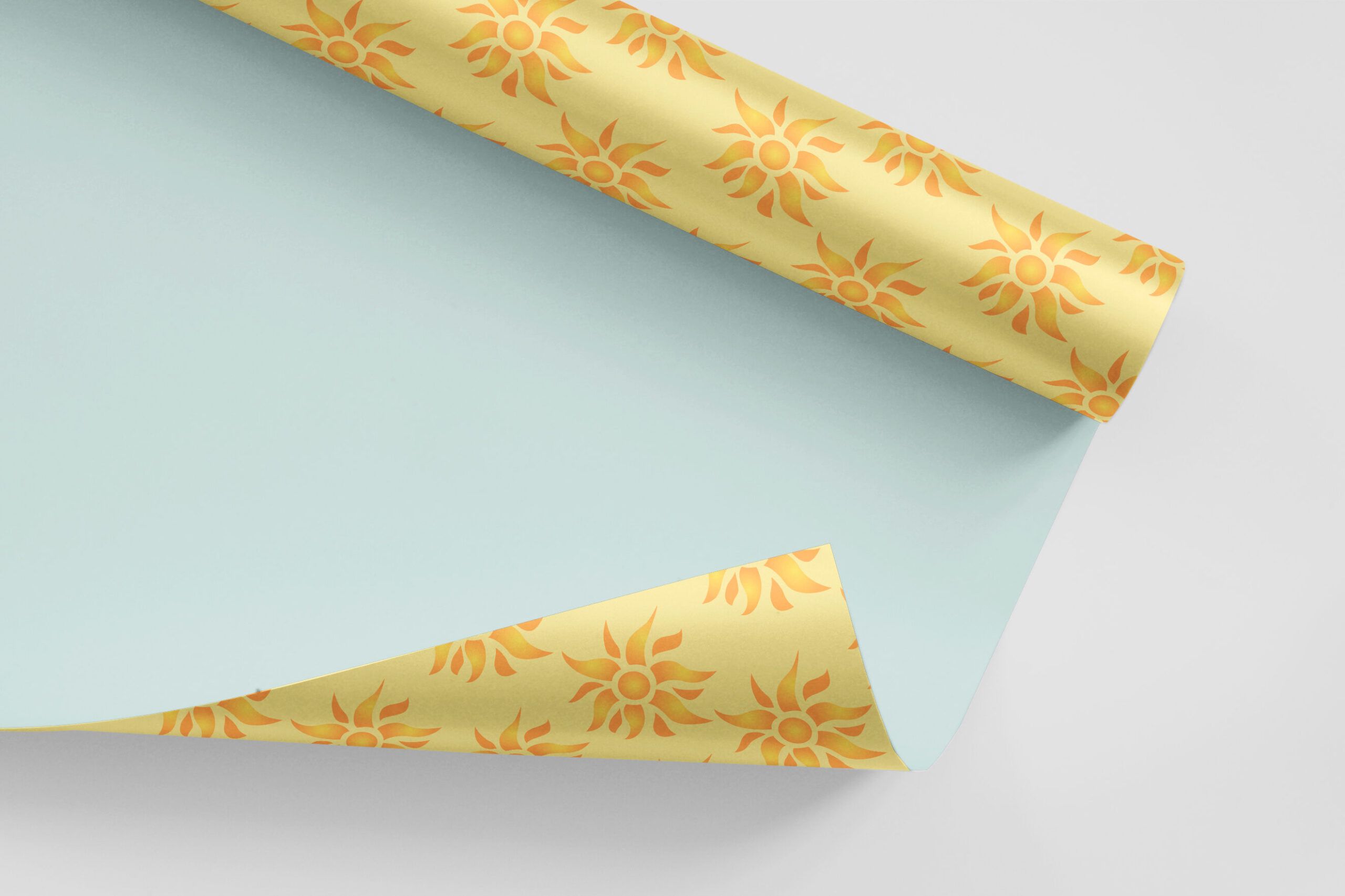 sun wrapping paper