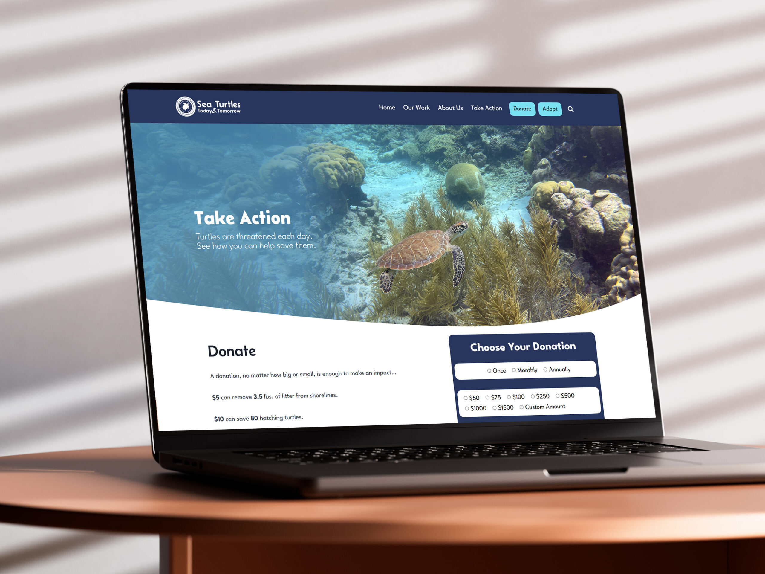 sea turtle conservatory site take action page