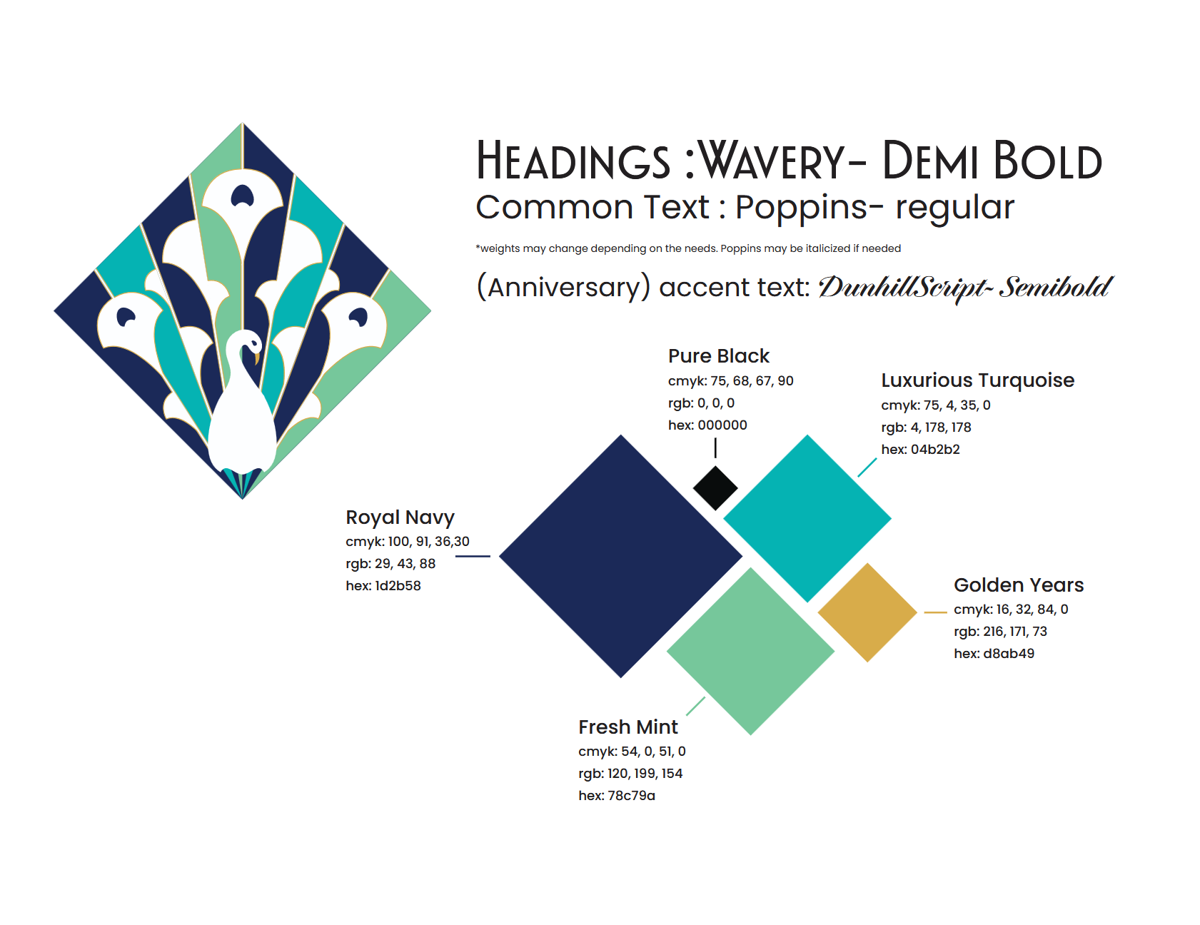 logo color and text definitions