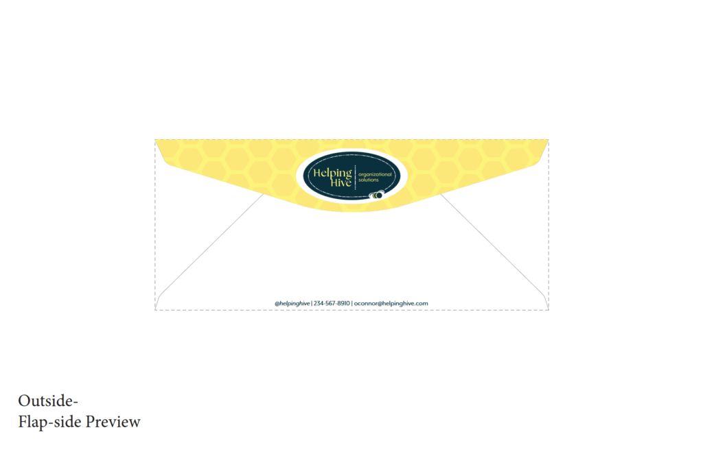 closed-flapside branded envolope preview