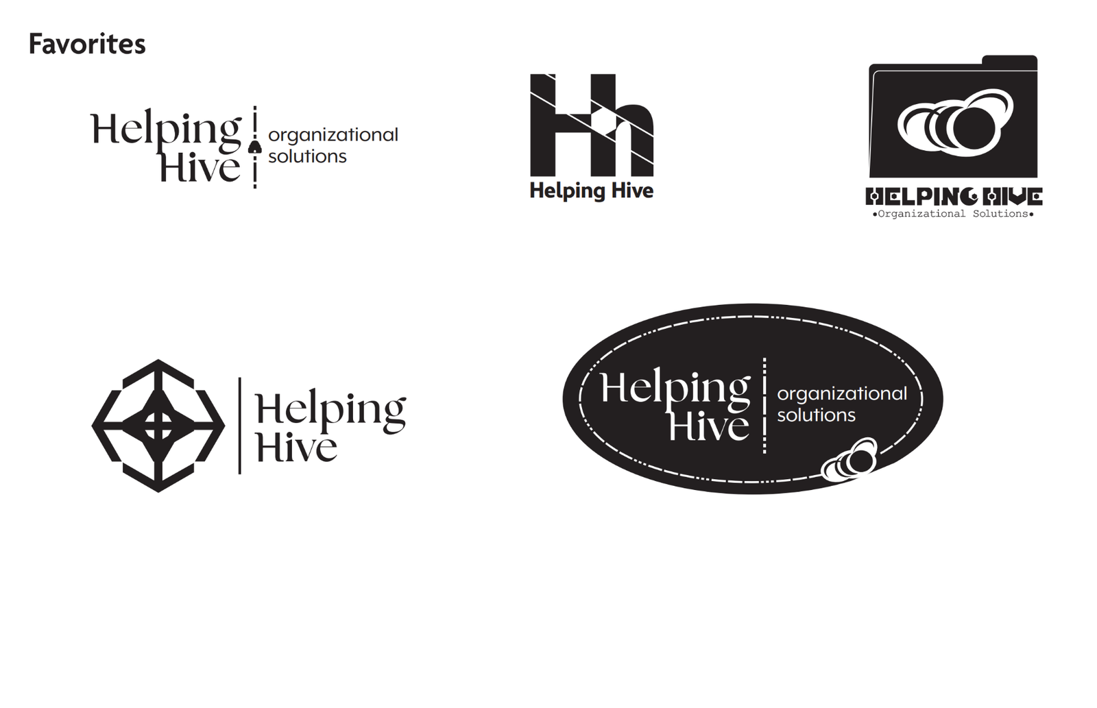 collection of favorite marks from the different logo categories