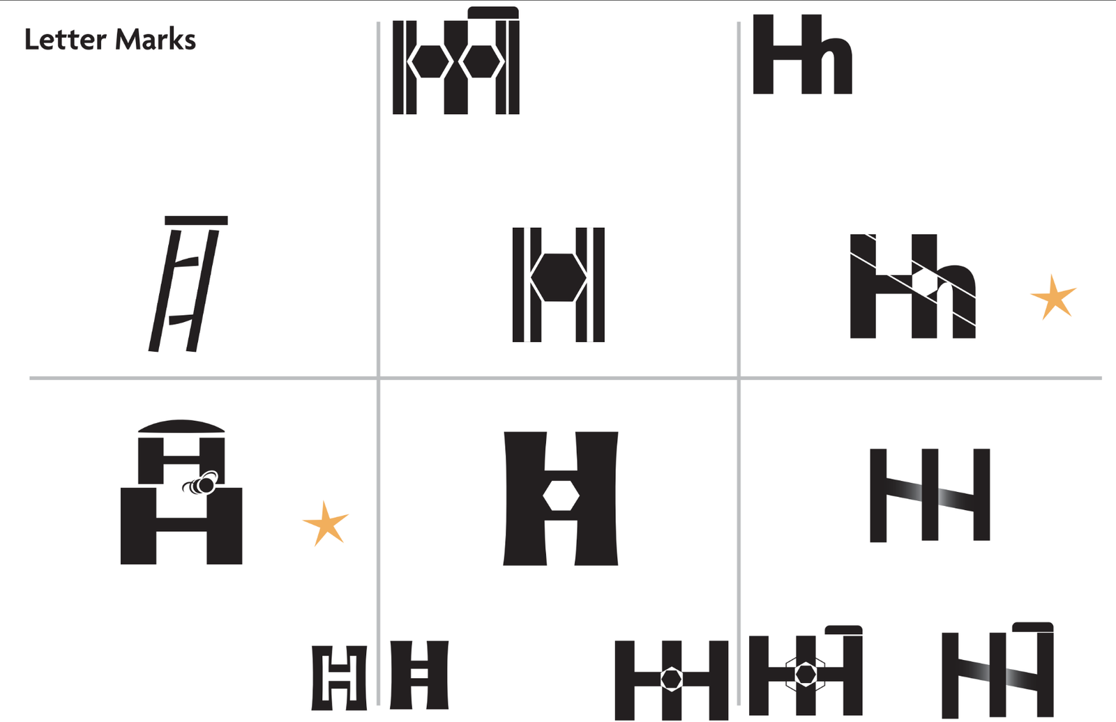helping hive lettermark brainstorming